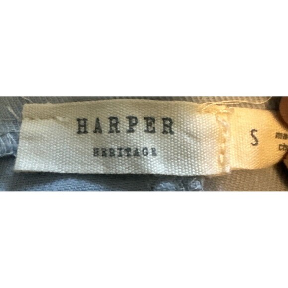 Women’s Harper Heritage BLUE Light Wash Denim Straps Overalls Dress Sz Small - Picture 5 of 9